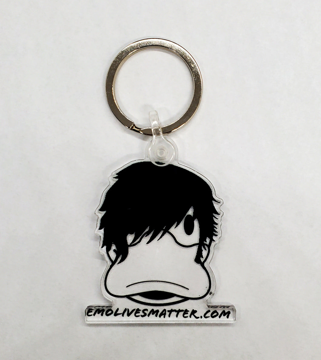 Emo Duck Keychain